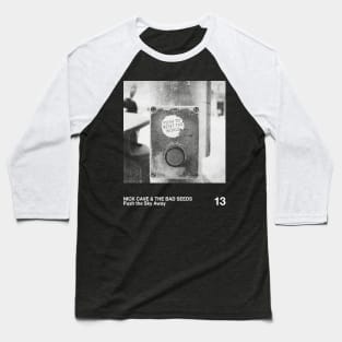 Nick Cave & The Bad Seeds  - Artwork 90's Design || Vintage Black & White 90s Baseball T-Shirt